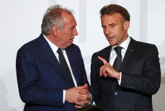 Macron backs Prime Minister François Bayrou ahead of critical confidence vote