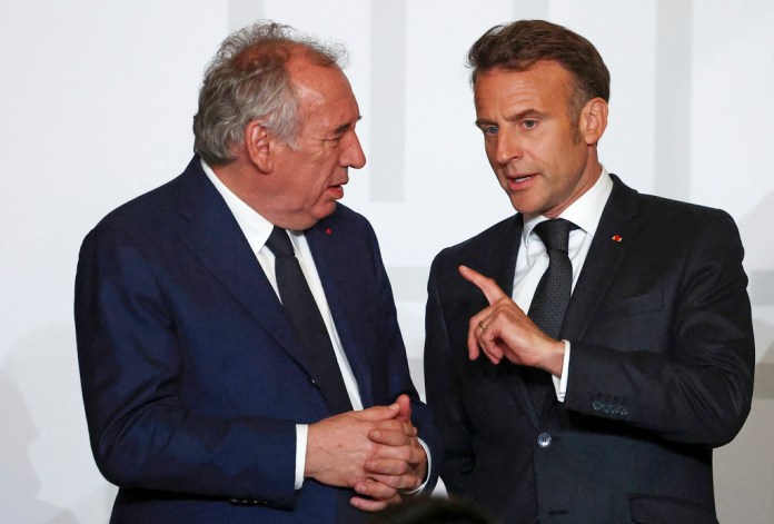 Macron backs Prime Minister François Bayrou ahead of critical confidence vote