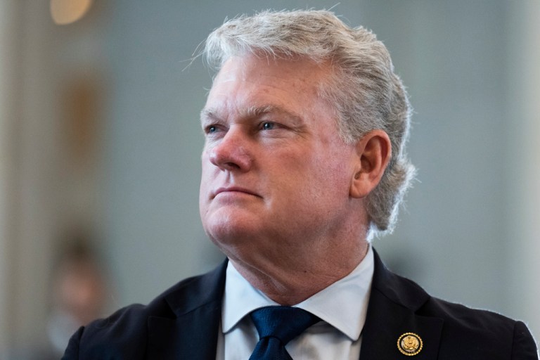Republican Mike Collins caught on hot mic saying Trump is ‘in’ the Epstein files