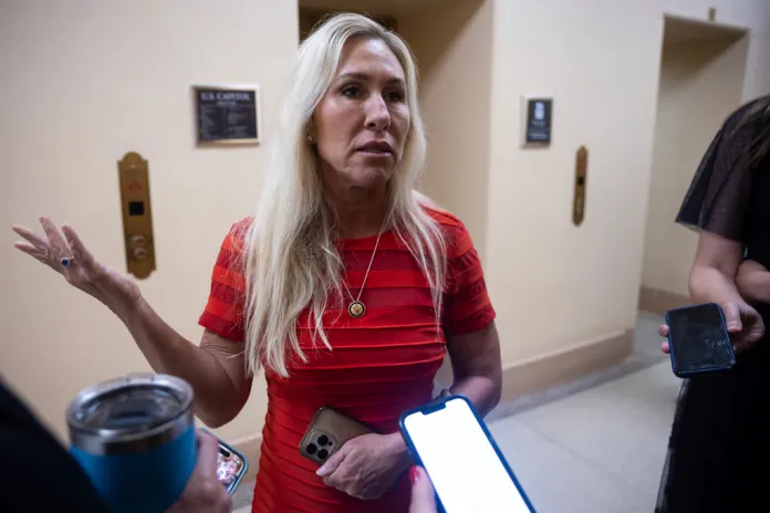 Greene dismisses Trump criticism, digs in on ‘America Only’ values