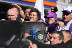 Milei attacked with rocks in Buenos Aires, blames former president for ‘barbarism’
