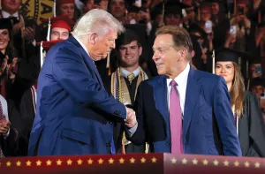 Trump reveals he will return to Alabama in a week to watch Crimson Tide face Georgia