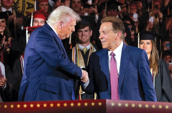 Trump reveals he will return to Alabama in a week to watch Crimson Tide face Georgia