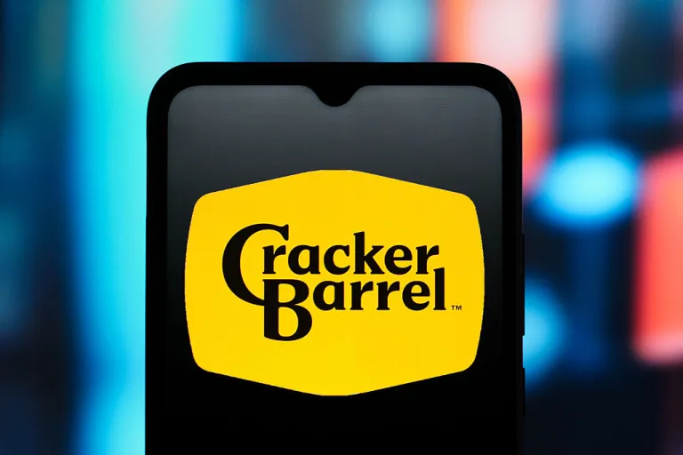 Cracker Barrel Old Country Store logo is seen displayed on a smartphone screen. (Photo Illustration by Thomas Fuller/SOPA Images/LightRocket via Getty Images)