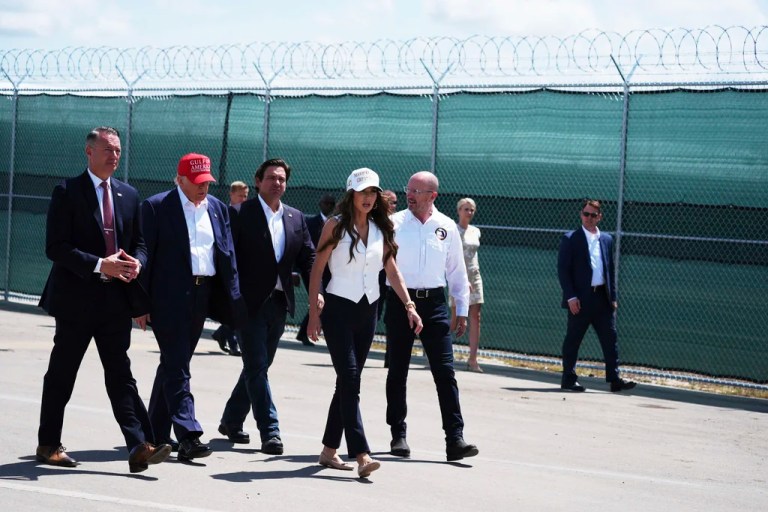 Indy Car rebukes name of new ‘Speedway Slammer’ migrant detention facility touted by Noem