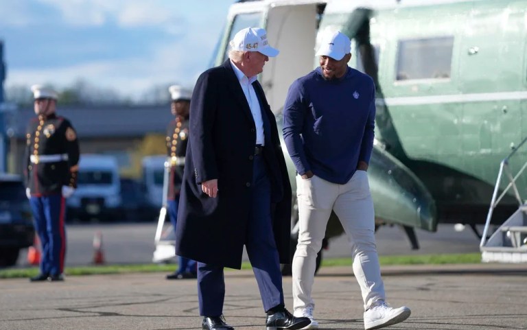 Eagles running back Saquon Barkley backs away from star-studded Trump sports council