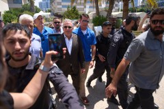 Oct. 7 hostage families stage emergency protest in Tel Aviv