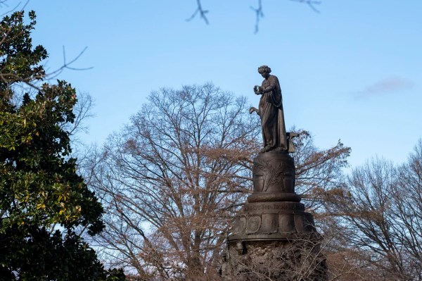 Trump administration changes wording for Confederate-era statue removed in 2023