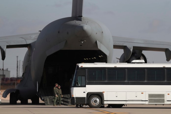 Largest-ever immigrant detention site opened at Fort Bliss in El Paso, Texas