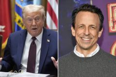 Trump slams NBC after rumors of Seth Meyers contract extension