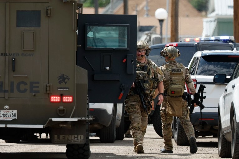 Officials scour mountainous area of Montana for ex-US soldier suspected of killing 4 in bar shooting