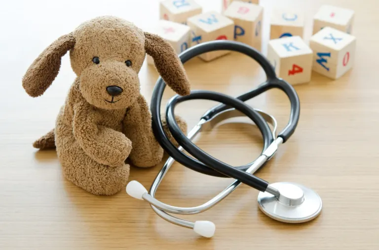 Puppy toy with medical equipment (iStock)