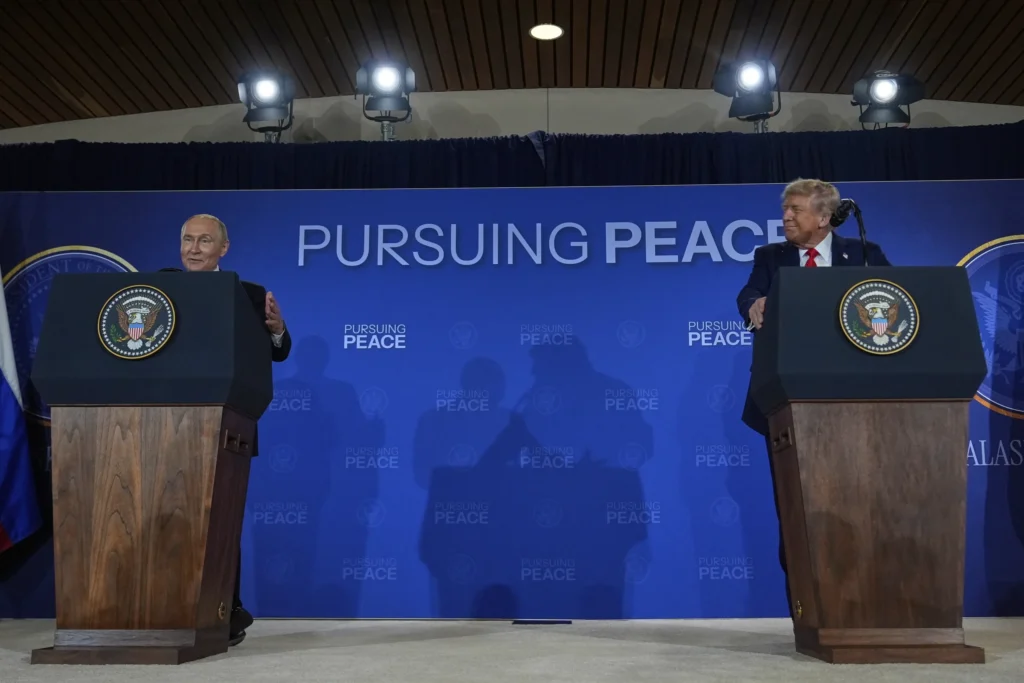 Trump-Putin summit ends with brief press conference, no deal on Ukraine war