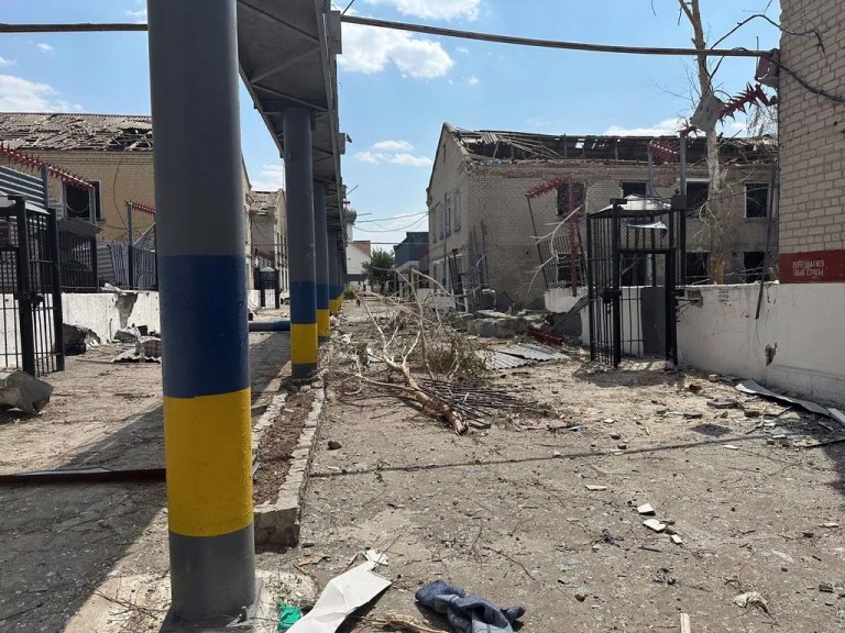 Russia bombs apartment buildings, university in Ukraine, injuring 12