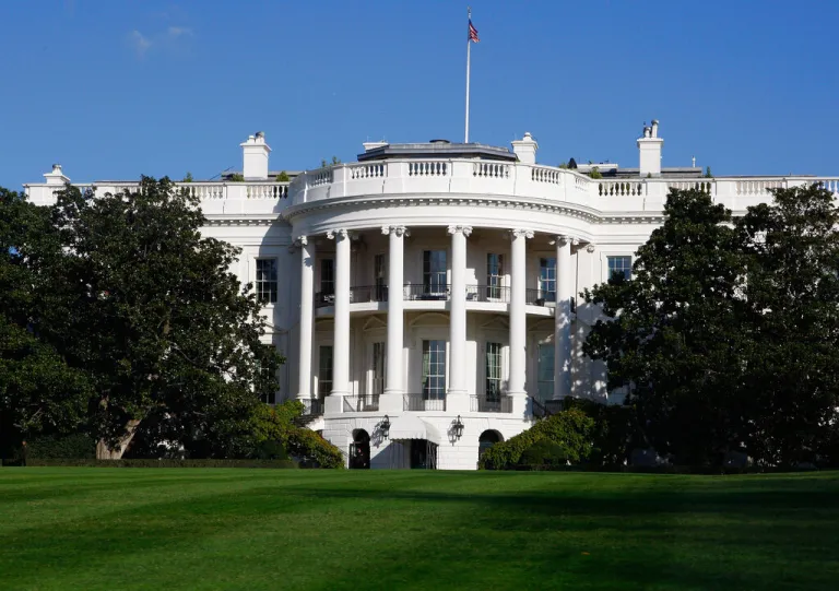 FILE - The White House in Washington, in this Tuesday, Nov. 18,2008 file photo. The Secret Service confirmed Tuesday Nov. 15, 2011 a bullet hit an exterior window of the White House and was stopped by ballistic glass. An additional round of ammunition was also found on the exterior of the White House. The bullets were found Tuesday. The discovery follows reports of gunfire near the White House on Friday.