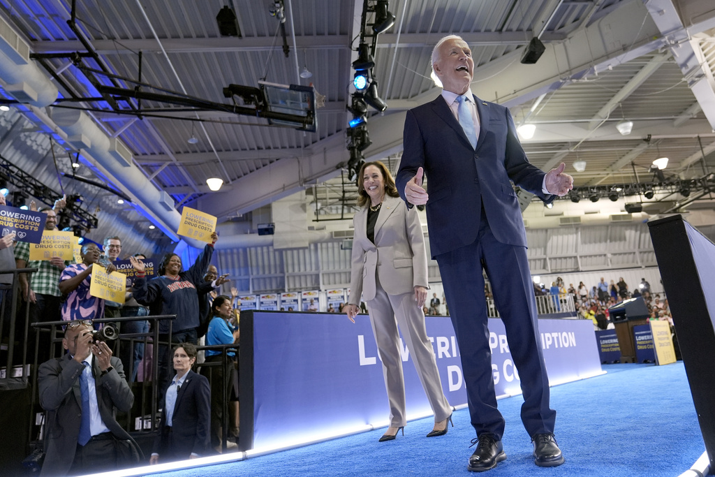 NextImg:Biden's schedule contradicts Harris claim he was too tired for debate