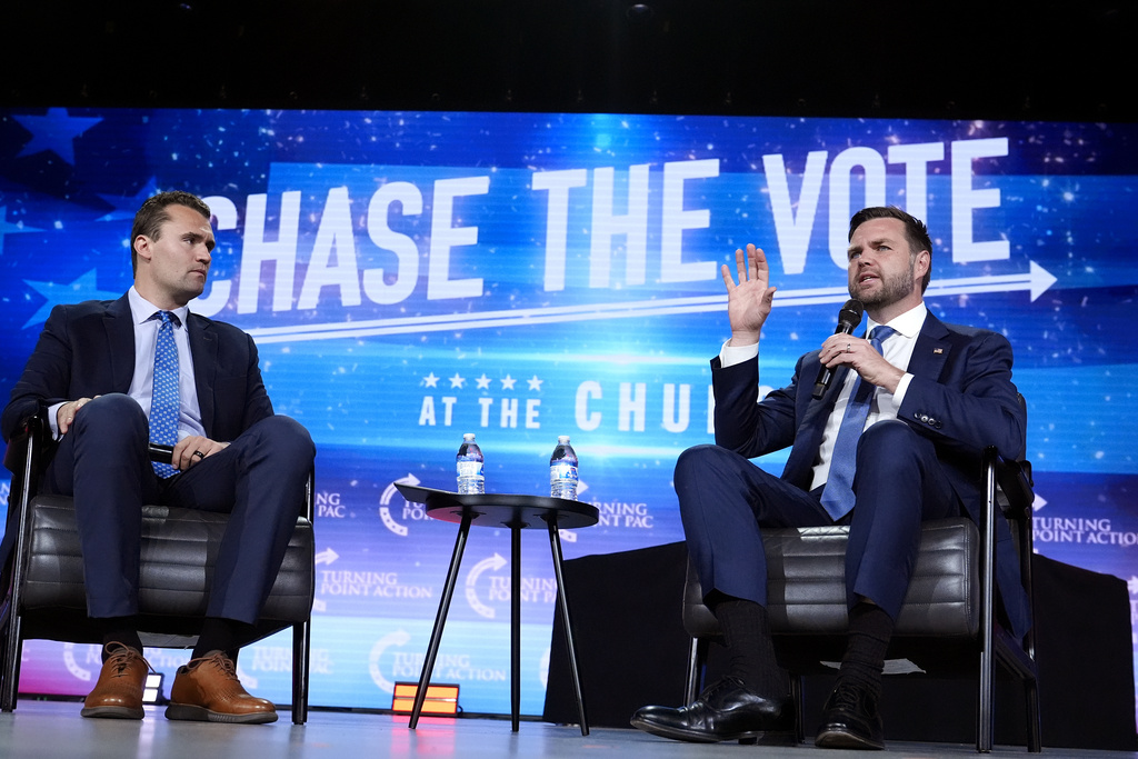 NextImg:Vance pays tribute to 'true friend' Charlie Kirk and cancels 9/11 trip to fly to Utah