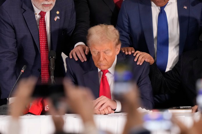 Trump speaks to Religious Liberty Commission