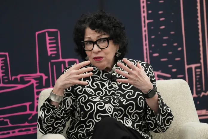 Supreme Court Associate Justice Sonia Sotomayor.