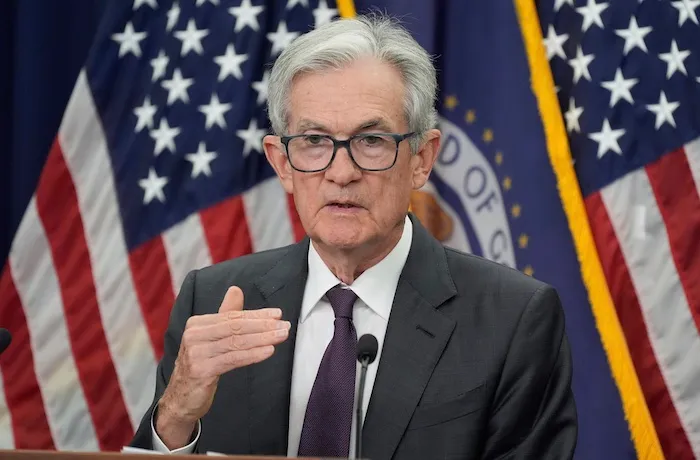 Federal Reserve Chairman Jerome Powell, speaks during a news conference following the Federal Open Market Committee meeting, Wednesday, July 30, 2025, in Washington.