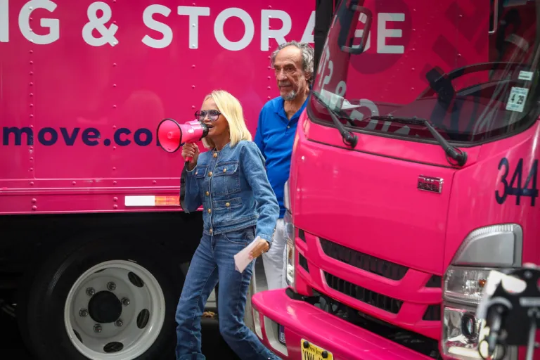 Actors Kristin Chenoweth and F. Murray Abraham.