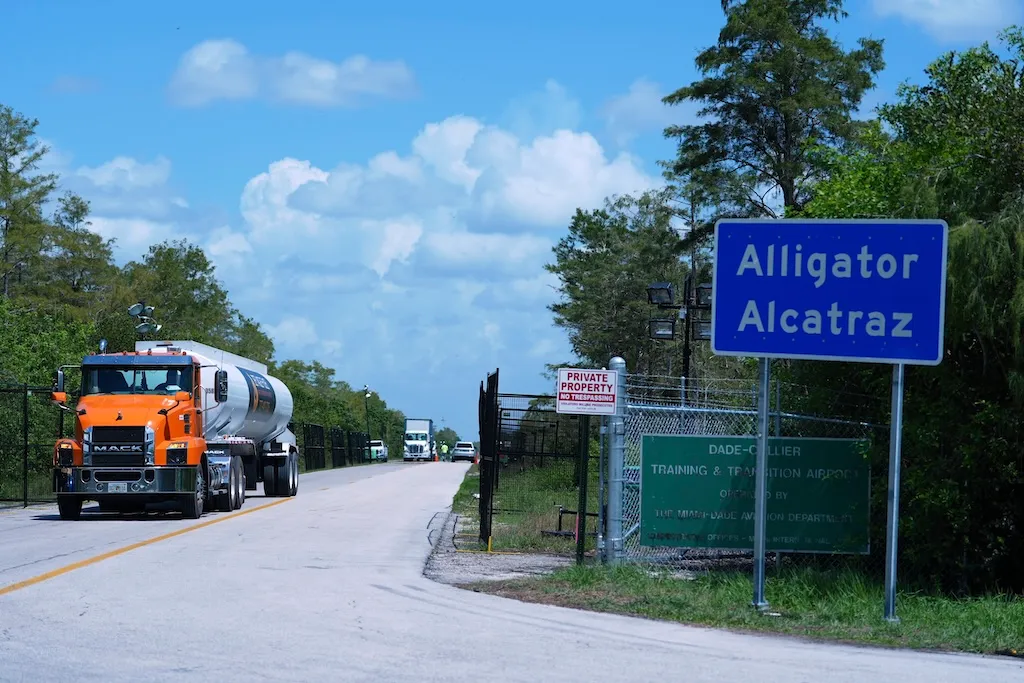 NextImg:Appeals court blocks order shuttering Alligator Alcatraz