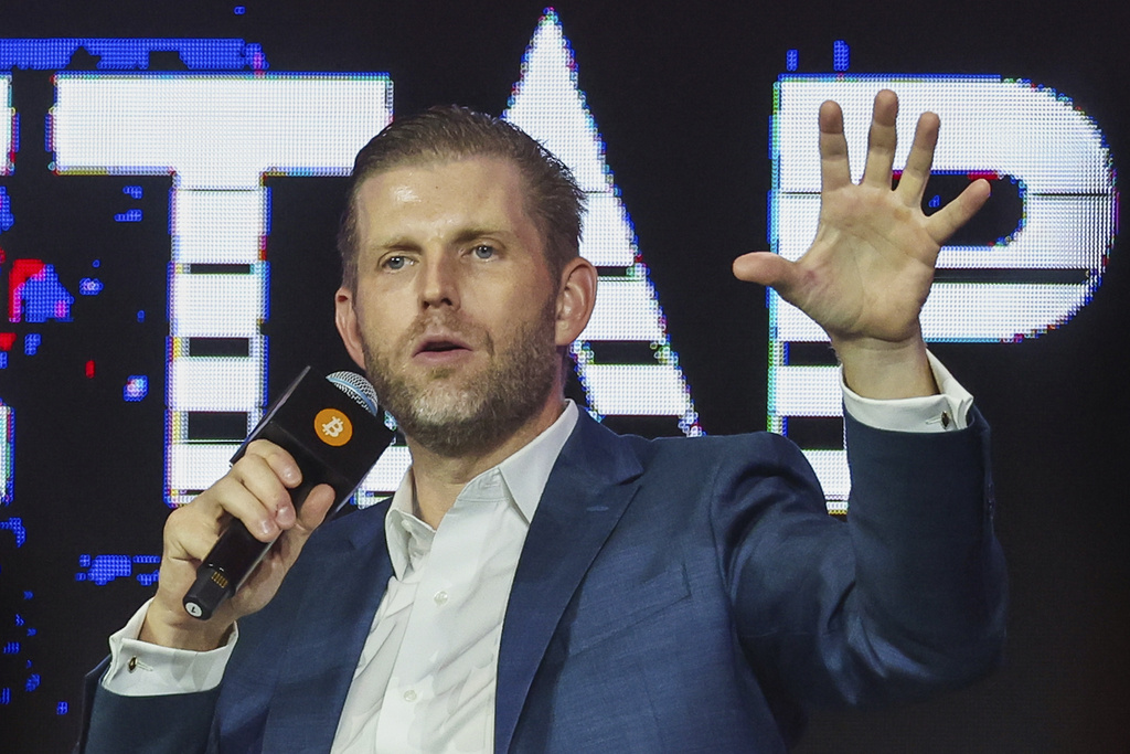 NextImg:Eric Trump says ‘sleeping enemy’ has been awoken after Kirk assassination