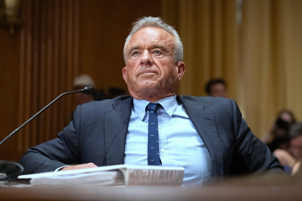 Secretary of Health and Human Services Robert F. Kennedy Jr., appears before the Senate Finance Committee, on Capitol Hill in Washington, Thursday, Sept. 4, 2025.