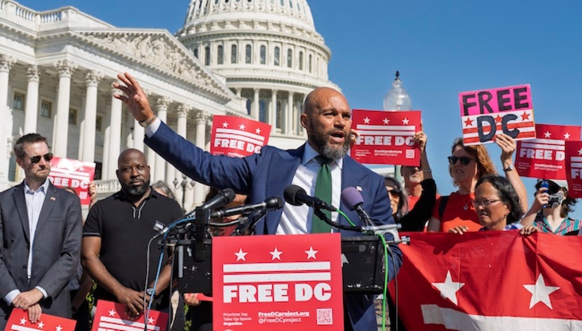 Robert White bests Brooke Pinto in race to replace Holmes Norton in Congress as DC delegate