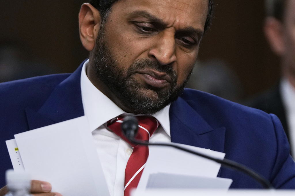 Patel responds with autopen quip when asked about Epstein