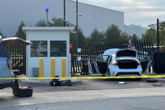 Suspect accused of ramming into FBI Pittsburgh field office gate arrested