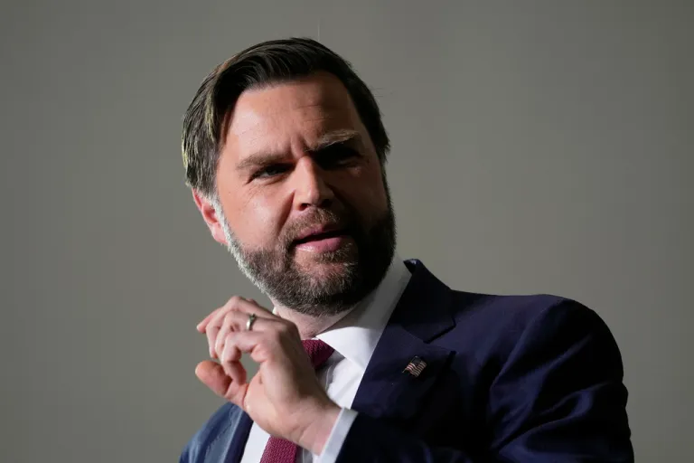 JD Vance gives an address
