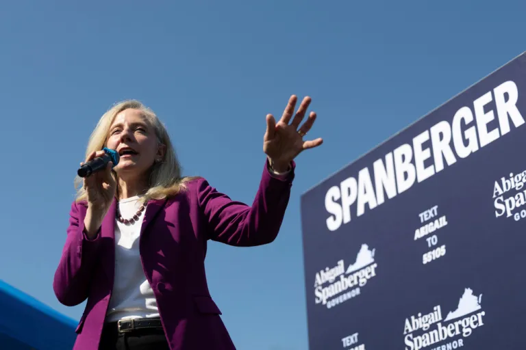 Democratic gubernatorial candidate Abigail Spanberger.