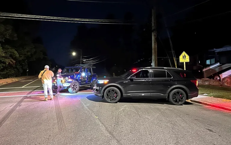 Police gather outside Sky Meadow Country Club