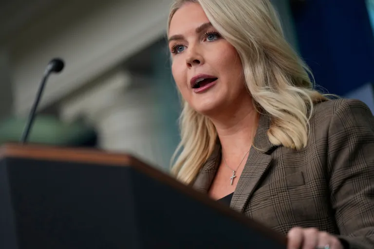 White House press secretary Karoline Leavitt.