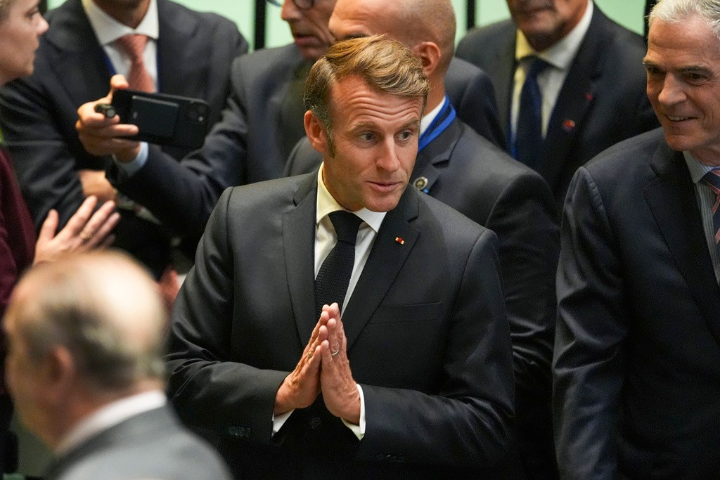 NextImg:France recognizes Palestinian state in opening of UN General Assembly