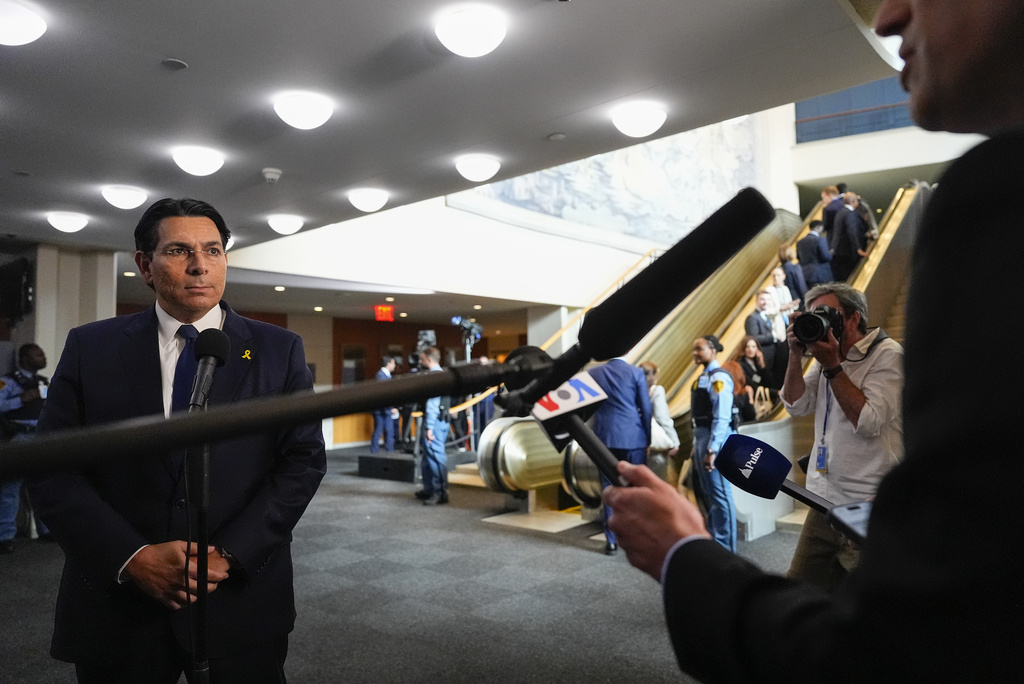 Israeli ambassador to UN condemns effort to recognize a Palestinian state