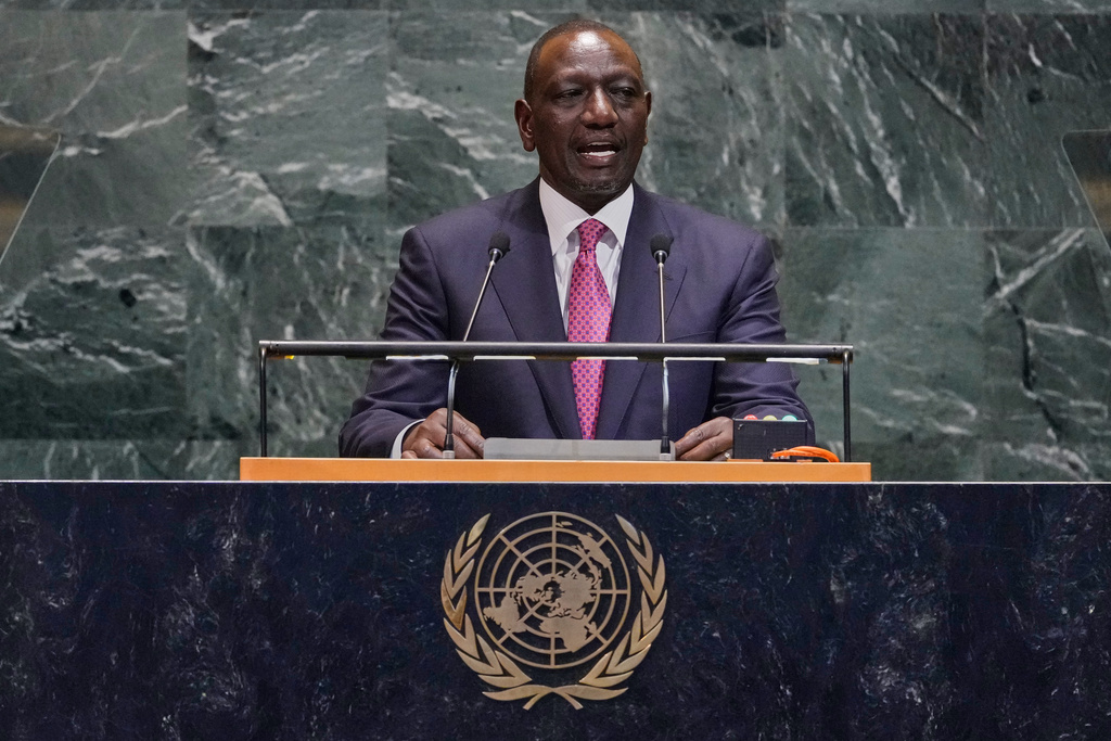 Kenyan president boasts of progress in Haiti peacekeeping mission