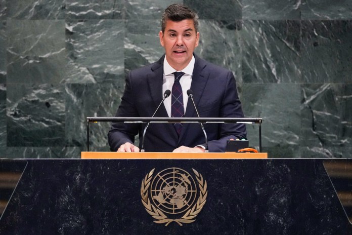 Paraguayan President Santiago Peña Palacios.