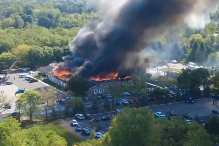 Mormon church fire in Michigan