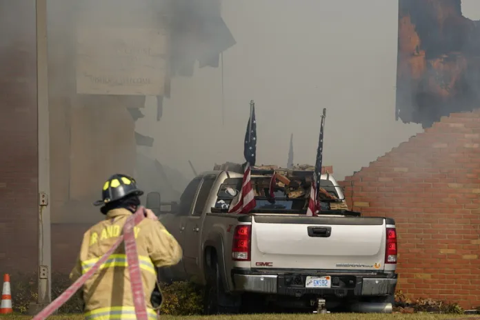 Truck that rammed into Grand Blanc Mormon church 