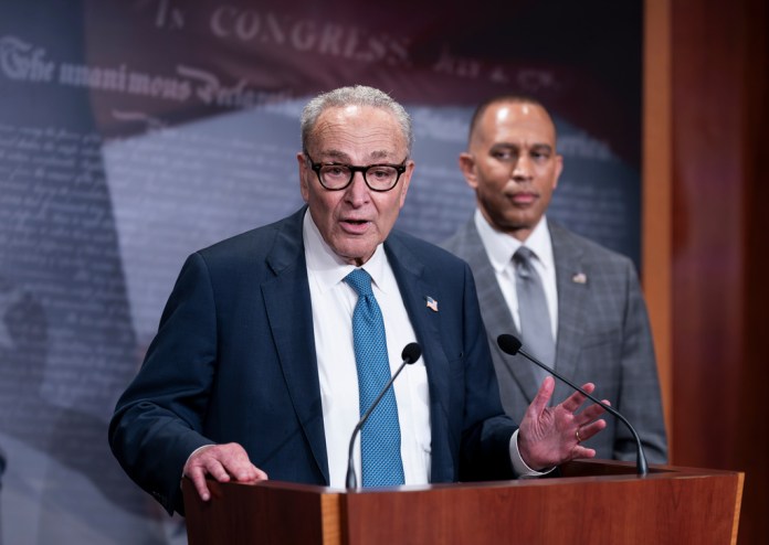 WATCH LIVE: Jeffries speaks about government shutdown after meeting with Trump and GOP leaders