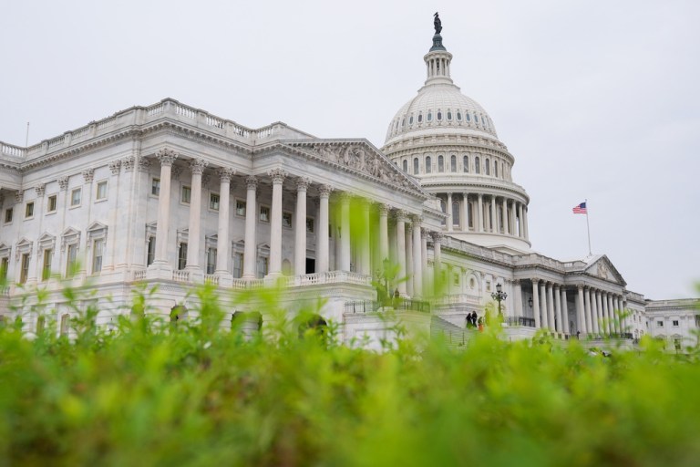 The US Capitol is photographed after a news conference, Tuesday, Sept. 30, 2025, at the Capitol in Washington