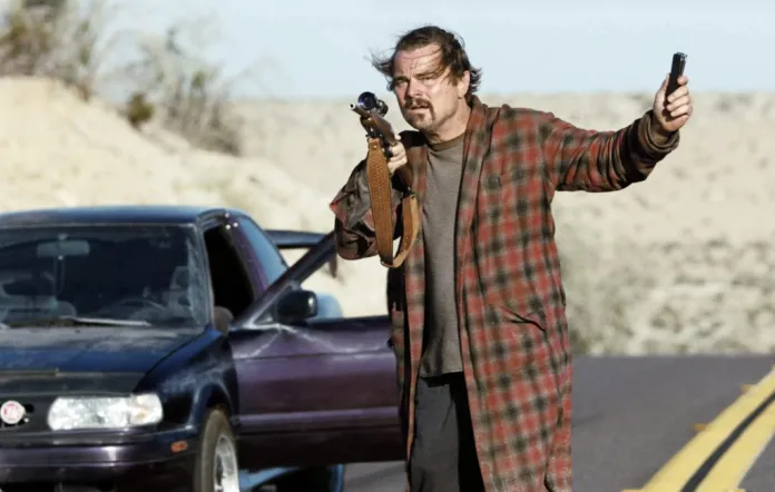 Leonardo DiCaprio in "One Battle After Another."