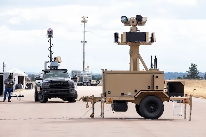 Teledyne Cerberus XL Counter-Small UAS static display at Falcon Peak.