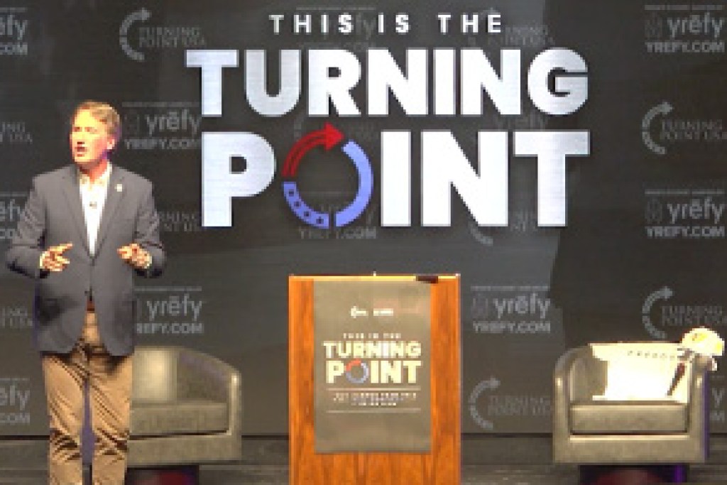 NextImg:Gov. Glenn Youngkin donating $100,000 to TPUSA to start new chapters