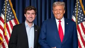 Miami Dade County Chairman Kevin J. Cooper with President Donald Trump during Election Victory Tour