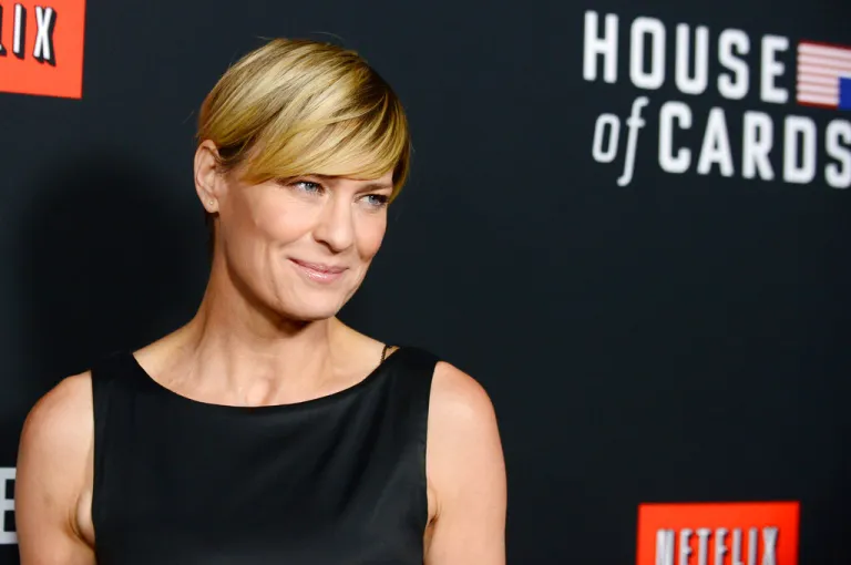 Robin Wright arrives at a special screening for season 2 of 