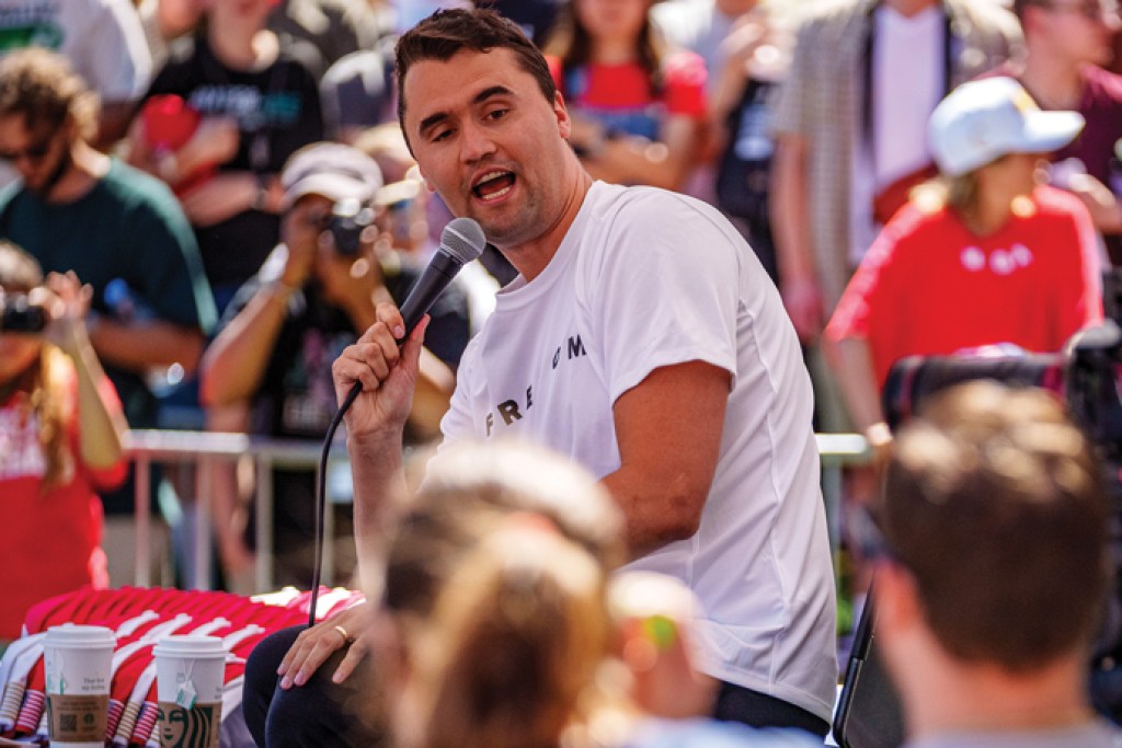 NextImg:Charlie Kirk's free speech, anti-violence legacy
