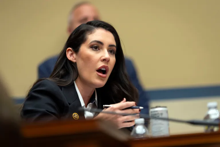 FILE - Rep. Anna Paulina Luna, R-Fla., speaks in front a House Committee on Oversight and Accountability hearing Capitol Hill in Washington, Nov. 19, 2024.